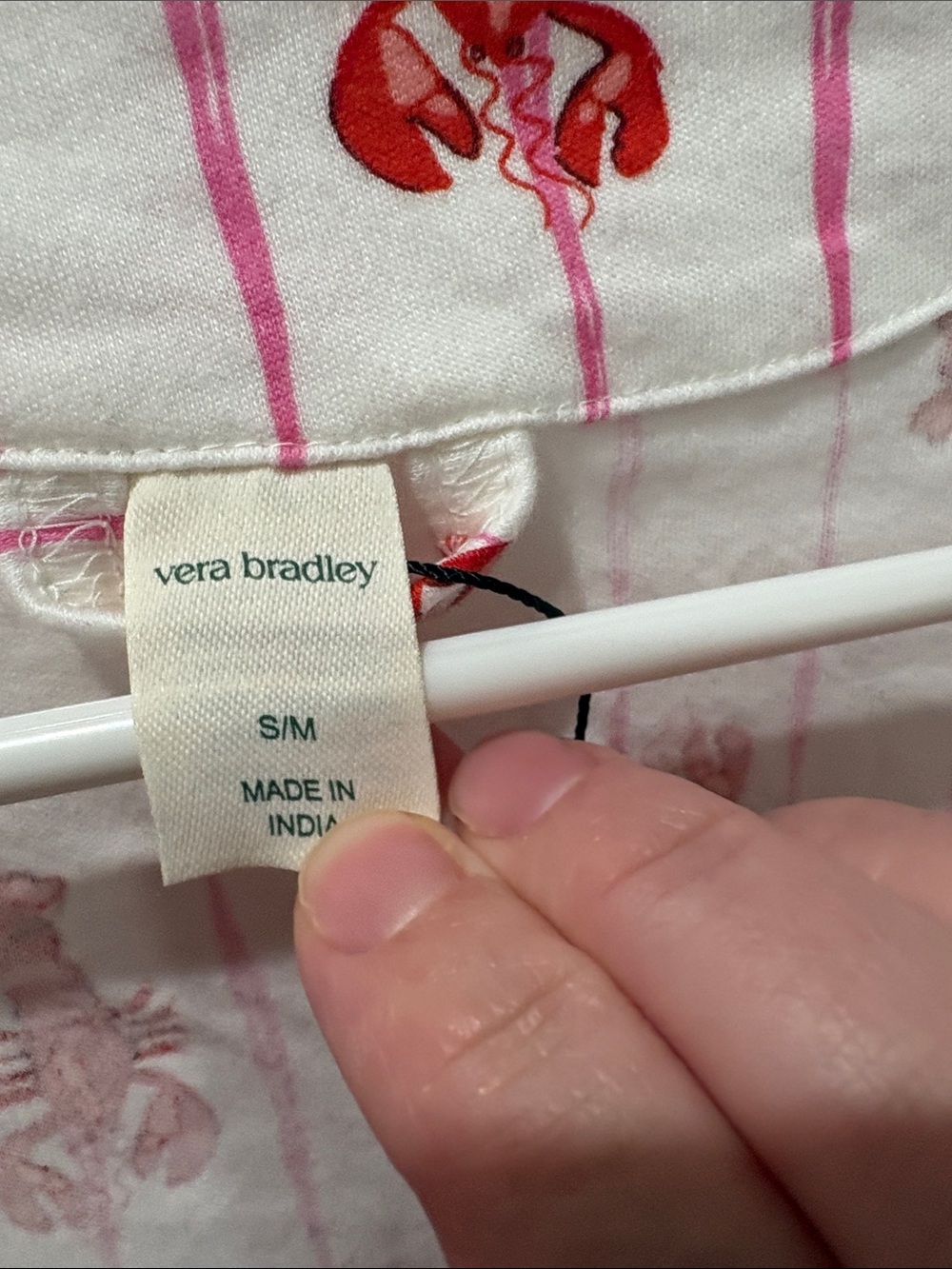 Vera Bradley lobster robe NWOT - Picture 3 of 5